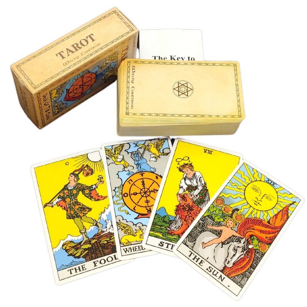 Tarot Cards With Guide Book For Beginner Rider Card Deck - Picture 4 of 9